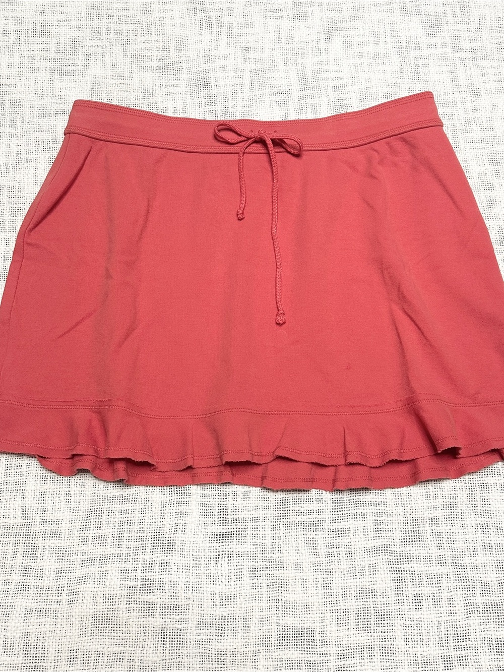 Vintage Y2K Express Coral A-Line Mini Skirt πͺΈ Size Large